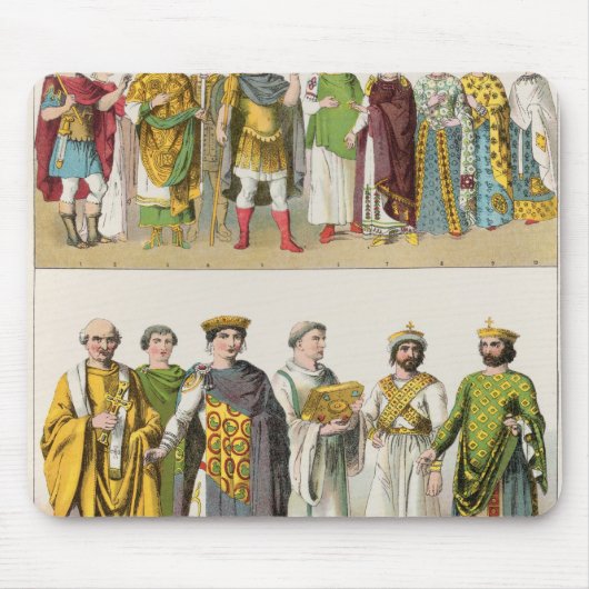 Dress bij de rechtbank van Byzantine Muismat (Voorkant)