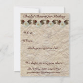 dress Bridal Shower Kaart (Achterkant)