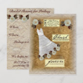 dress Bridal Shower Kaart (Voorkant / Achterkant)