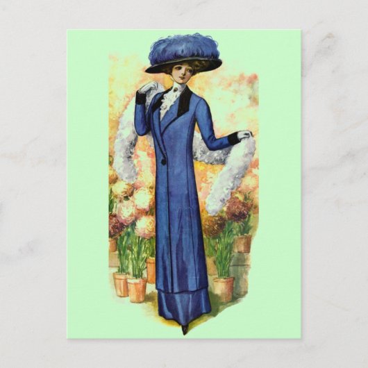  dress briefkaart (Voorkant)