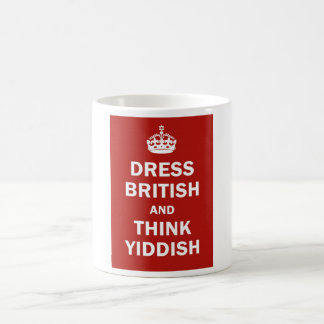 Dress British en Think Yiddish Koffiemok