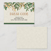 Dress-code Informatiekaartje (Voorkant / Achterkant)