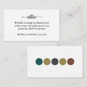 Dress Code voor bruiloft Notitiekaartje (Voorkant / Achterkant)