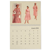 Dress Design Vintage zomer zomer zomer 1950 Kalender (Jan 2026)