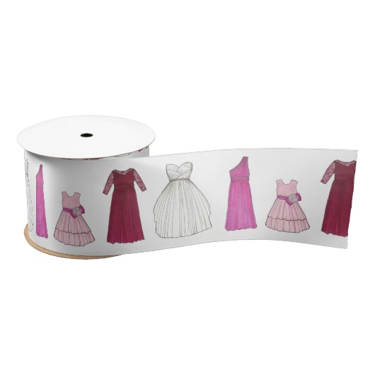 Dress Dresses Ribbon Satijnen Lint (Spoel)