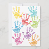 Dress for a Mess, Art Party Invitation Kaart (Achterkant)