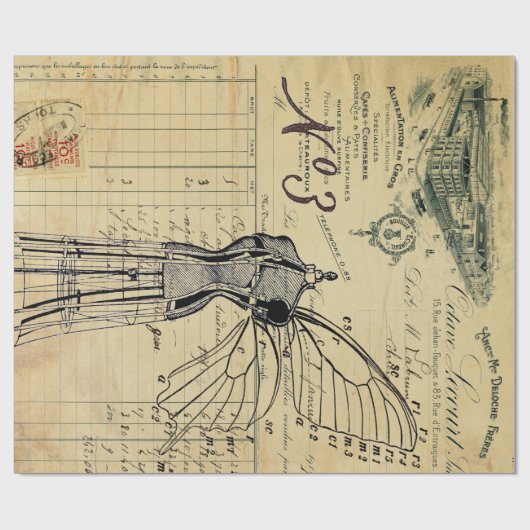 Dress Form Angel 60lb-Poster voor loskoppeling Cadeaupapier (Vlak)