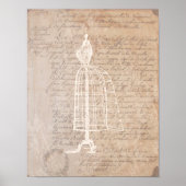 Dress Form  Letter-Poster Poster (Voorkant)