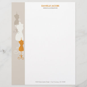 Dress Form Letterhead Briefhoofd