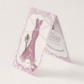 Dress Form Mannequin Magic Key Mask Visitekaartje (Voorkant)