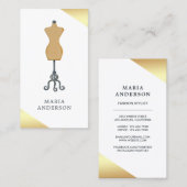  Dress Form Mannequin Mode Stylist Visitekaartje (Voorkant / Achterkant)