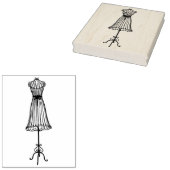 Dress Form  Rubber Art Stamp Rubberstempel (Gestempeld)