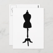 Dress Form Silhouette II Briefkaart (Voorkant / Achterkant)