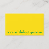 Dress Hanger Wardrobe Clothing Shopping Boutique Visitekaartje (Achterkant)