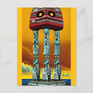 Dress It Up beroemd gemaakt door Ken Gage Surreal Briefkaart