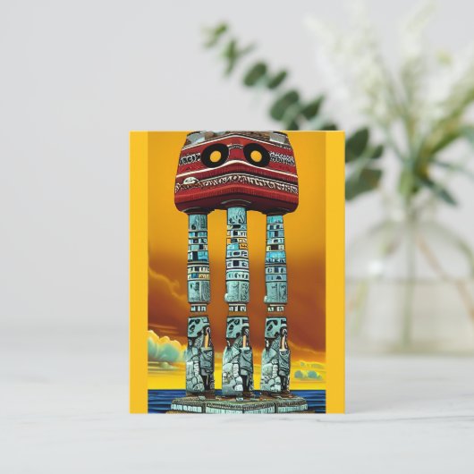 Dress It Up beroemd gemaakt door Ken Gage Surreal Briefkaart (Staand voorkant)