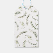 Dress, Layette, Baby shower Gift Labels voor baby  Cadeaulabel (Achterkant)