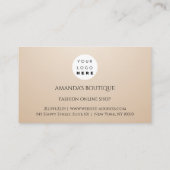 Dress Logo Mode Boutique Online Shop Framed Visitekaartje (Achterkant)