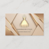 Dress Logo Mode Boutique Online Shop Framed Visitekaartje (Voorkant)