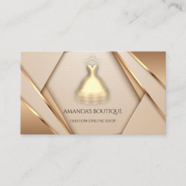Dress Logo Mode Boutique Online Shop Framed Visitekaartje