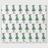 Dress Mode Topiary Ginger jar jars Cadeaupapier (Vlak)