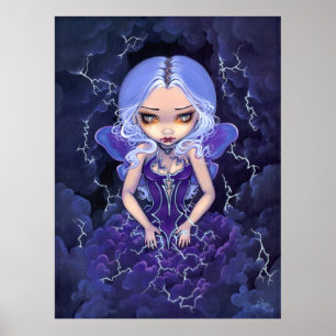 Dress of Stormen ART PRINT Gothic Fairy