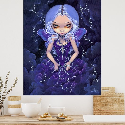 Dress of Stormen ART PRINT Gothic Fairy (Keuken)