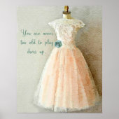 Dress omhoog afspelen poster (Voorkant)