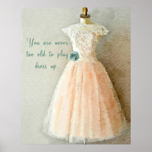 Dress omhoog afspelen poster