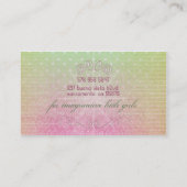 Dress omhoog! Visitekaartjes (Achterkant)