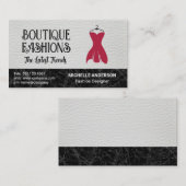 Dress op Coat Hanger | MODES Visitekaartje (Voorkant / Achterkant)