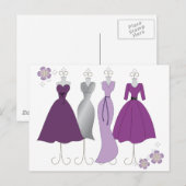 Dress Shop-Daisy Theme Briefkaart (Voorkant / Achterkant)
