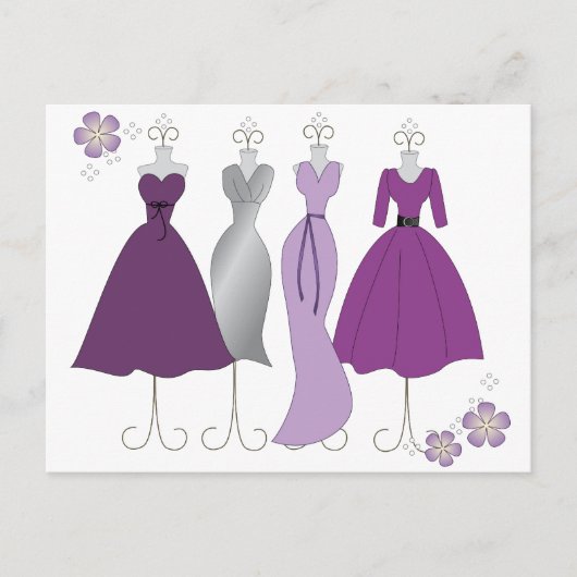 Dress Shop-Daisy Theme Briefkaart (Voorkant)