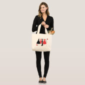 Dress Shop-Daisy Theme Grote Tote Bag (Voorkant (model))