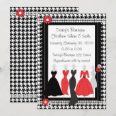 Dress Shop Daisy Theme Kaart (Voorkant / Achterkant)