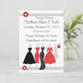 Dress Shop Daisy Theme Kaart (Staand voorkant)