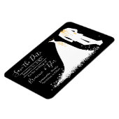 Dress & Tux - 4x6 Opslaan Datum magneet (Linkerzijde)