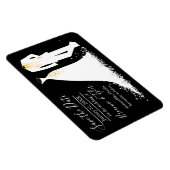 Dress & Tux - 4x6 Opslaan Datum magneet (Rechterzijde)