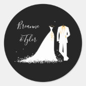 Dress & Tux - Circle Sticker (Voorkant)