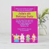 Dress Up Costume Party Birthday Uitnodiging (Staand voorkant)