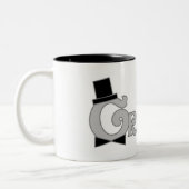 Dress Up Groom Tweekleurige Koffiemok (Links)