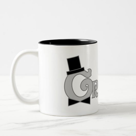 Dress Up Groom Tweekleurige Koffiemok (Links)