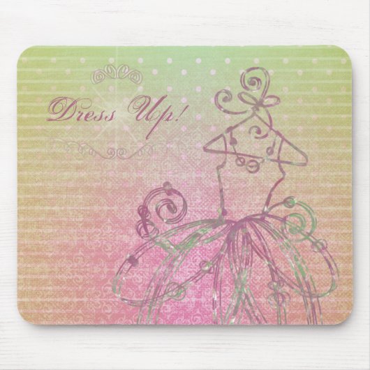 Dress Up Mousepad Muismat (Voorkant)