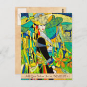 Dress Up Ping Hao-abstracte schilderkunst Briefkaart (Voorkant / Achterkant)