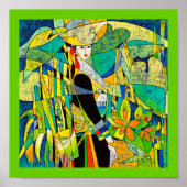 Dress Up Ping Hao-abstracte schilderkunst Poster (Voorkant)