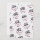 Dress up Tea Party Girls Birthday Kaart (Achterkant)