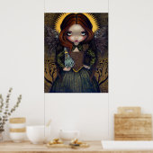 Dress van Alchemy ART PRINT gothic angel-fee picto (Keuken)