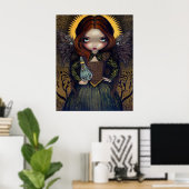 Dress van Alchemy ART PRINT gothic angel-fee picto (Thuiskantoor)