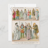 Dress van de Britten, Gauls en Duitsers Briefkaart (Voorkant / Achterkant)