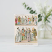 Dress van de Britten, Gauls en Duitsers Briefkaart (Staand voorkant)